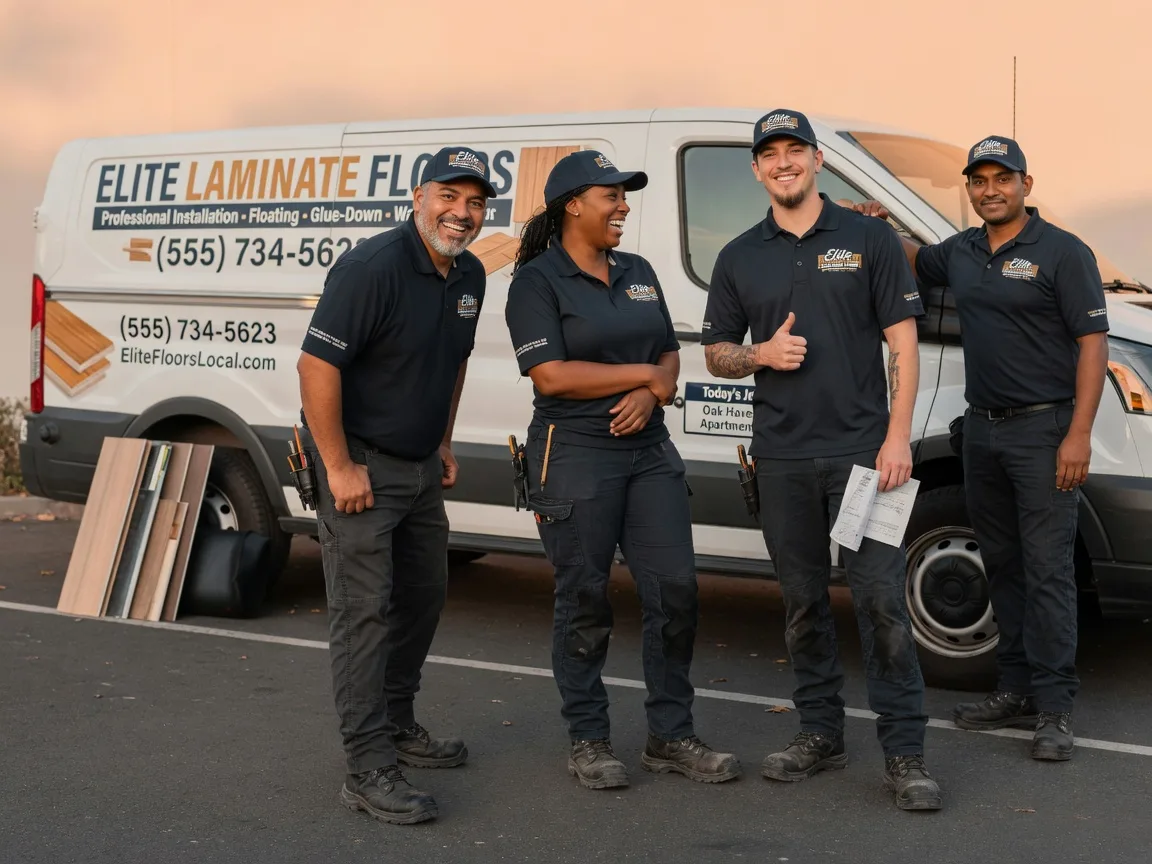 Laminate flooring installation company in Milburn, OK